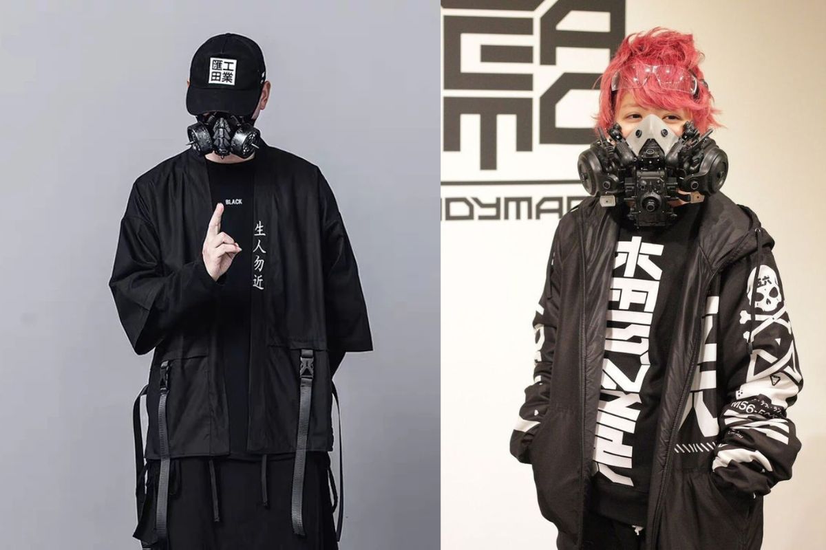 Techno-futuristic fashion merges technology with design